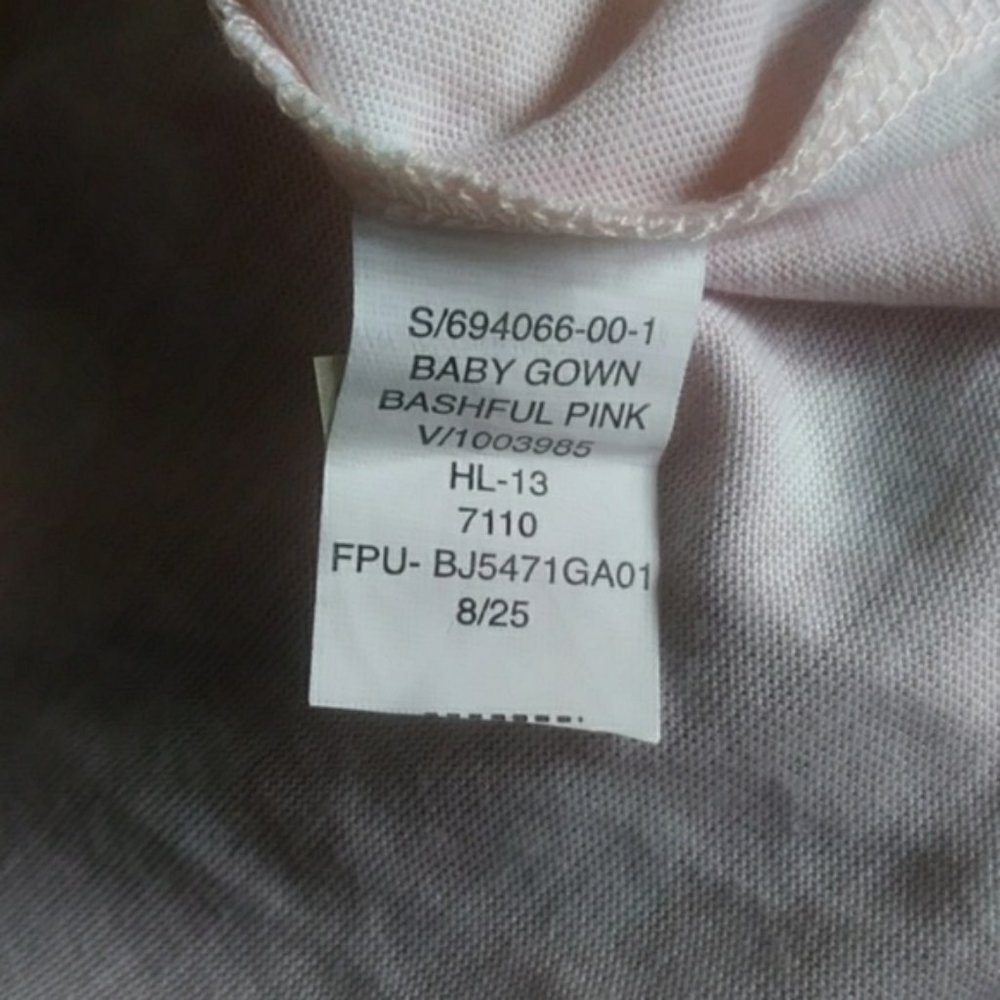 NWT Gap pink white polka dot ruffled nightdress - Picture 4 of 4